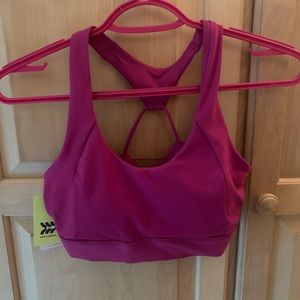 All In Motion corded midline racer bra size Small